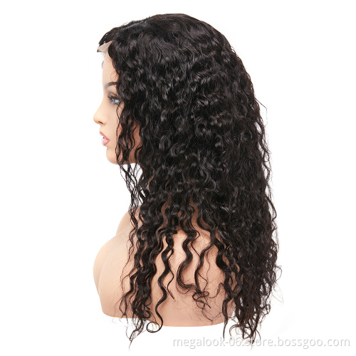 Invisible Hairline Jerry Curl Or Jerry Curly Human Hair Invisible Super Fine Swiss Lace Closure Wig